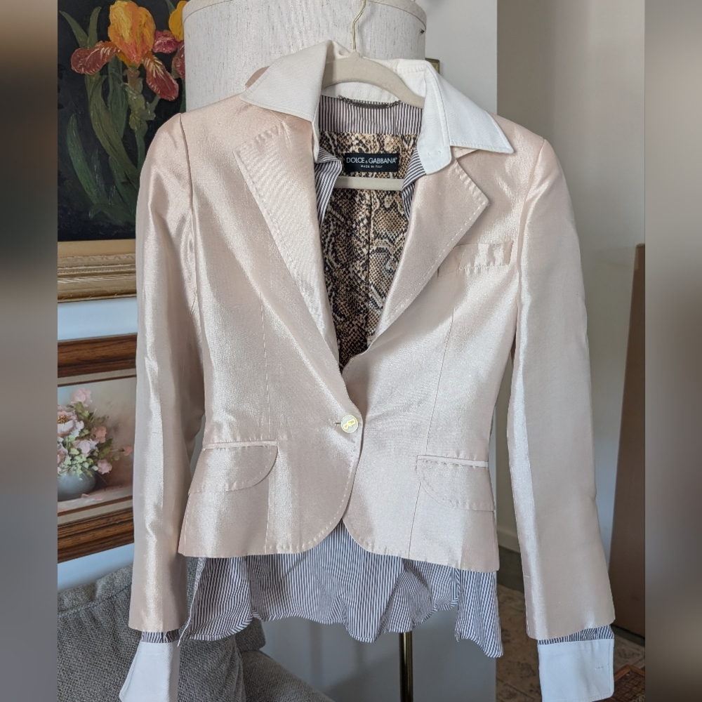 Dolce & gabbana silk jacket